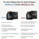Nigela Schwarzkümmelöl Kapseln DAILY – 180 Bio Kapseln kaltgepresst für tägliche Gesundheit – Bild 5