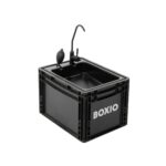 BOXIO WASH: Mobiles Spülbecken 40x30 cm mit Handpumpe – Campingwaschbecken ohne Strom