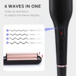 janelove 4-in-1 Lockenstab 19–32 mm – Welleneisen für Beach Waves & Mermaid Waves – Bild 3