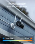 Reolink Elite WiFi 4K Überwachungskamera mit 180° Panoramablick – Aussen-Sicherheitskamera – Bild 8