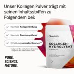 edubily® Kollagen-Hydrolysat 750 g – Proteinpulver mit Vitamin C, Zink & Kieselsäure – Bild 2