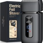 Brightup Elektrorasierer Herren mit Präzisions-Trimmer – 150 Min. Akku & USB-C Ladung