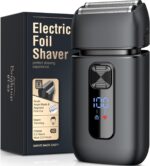 Brightup Elektrorasierer Herren mit Präzisions-Trimmer – 150 Min. Akku & USB-C Ladung
