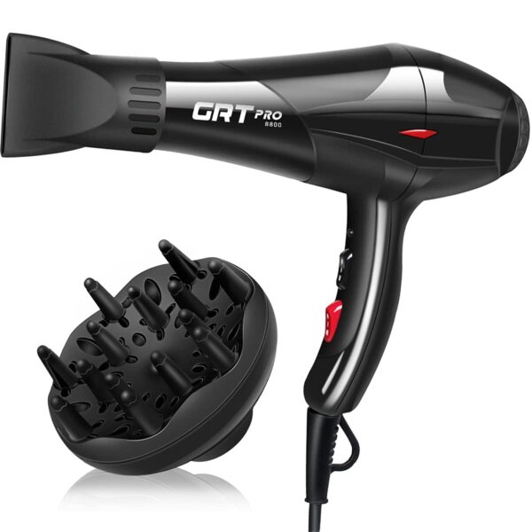 GRT PRO 3500W Ionen-Haartrockner mit Keramiktechnologie – Profi-Styling für Salon & Zuhause