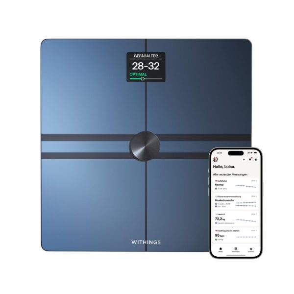Withings Body Comp – WLAN Smart Waage mit Körperanalyse & Herz-Kreislauf-Check