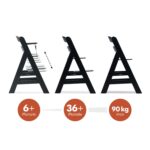 hauck Alpha+ Hochstuhl aus FSC-Buchenholz – Mitwachsender Kinderstuhl 6 Monate bis 90 kg – Bild 6