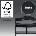 hauck Alpha+ Hochstuhl aus FSC-Buchenholz – Mitwachsender Kinderstuhl 6 Monate bis 90 kg – Bild 8