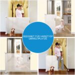 Eyeleaf Ausziehbares Treppenschutzgitter 140 cm – Sicherheitsgitter für Babys & Haustiere – Bild 7
