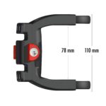 KlickFix Lenkeradapter E mit Schloss – Universal für E-Bike Displays 22–31,8 mm – Bild 3