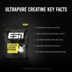 ESN Ultrapure Creatine Monohydrat 2 x 500 g – Kreatin Pulver für Kraftsport & Athleten – Bild 3