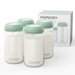 Momcozy Muttermilch-Aufbewahrungsflaschen 330ml, 4er Set – BPA-frei & auslaufsicher