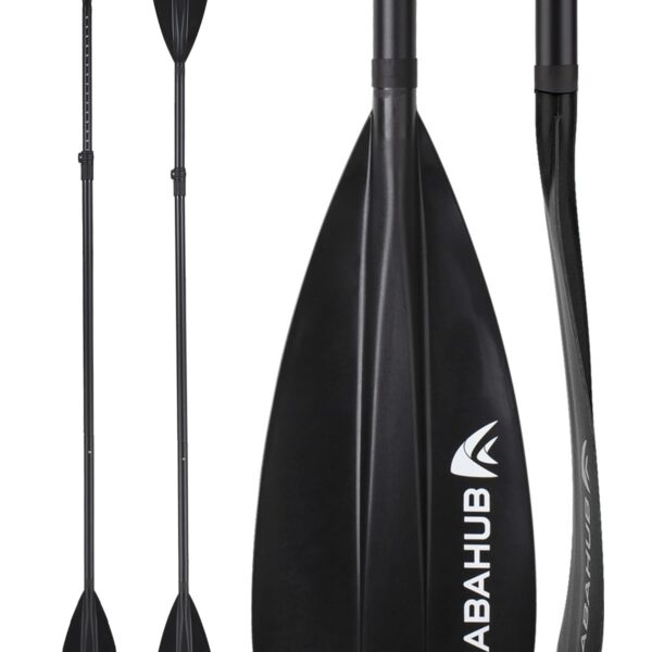 Abahub 2in1 SUP Kajak Paddel 173–226 cm – Aluminium Verstellbar für Stand-Up Paddleboard