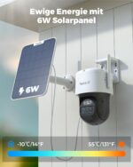 Reolink 4K PTZ Überwachungskamera mit Dual Lens & Auto-Tracking – Solar WLAN Kamera für Aussen – Bild 5