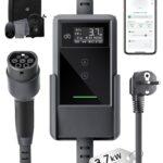 dé Typ 2 Ladekabel Schuko 3,7kW – 10m App-Steuerung 6-16A für E-Autos