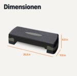 Amazon Basics Aerobic Steppbrett 68,6 cm – Verstellbarer Stepper für Cardio-Training Zuhause – Bild 5