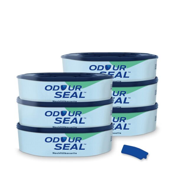 OdourSeal Nachfüllkassetten & Clip – Geruchskontrolle für Spross & Littycat Eimer