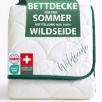 Welldora Sommerdecke 135x200 mit Wildseide – Kühldecke für erholsamen Schlaf