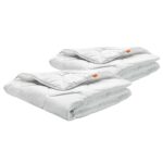 sleepling Sommerdecke 135x200 cm 2er Set – Leichte Bettdecke für warme Nächte