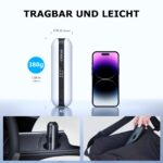CYCPLUS Elektrische Luftpumpe 150 PSI – Tragbarer Fahrrad-Kompressor mit LED & Akku – Bild 5