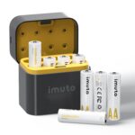 iMuto AA Lithium Akkus 8er Set 3600mWh 1,5V – Wiederaufladbar mit LED Ladegerät