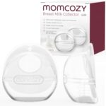 Momcozy 90 ml Milchsammler Silikon – Wiederverwendbar für Stillende Mütter, 2er Set