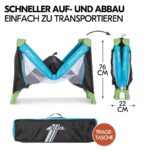 hauck Dream n Play Reisebett Set mit Alvi Matratze – Faltbares Babyreisebett Waterblue – Bild 7