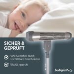 Babyruf BR 80 Wickeltischheizstrahler – 400/800 Watt mit Timerfunktion & Sicherheitsgeflecht – Bild 4