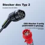 Mobile Wallbox 11 kW Typ 2 – 5 m Ladekabel 3-phasig für alle Elektrofahrzeuge – Bild 5