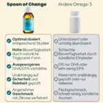 Omega-3 Algenöl vegan mit DHA & EPA – Triglycerid-Form, Vitamin D3 & Zitrone – Bild 4