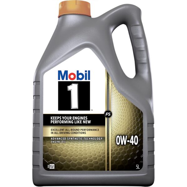 Mobil 1 FS 0W-40 Motoröl 5L – Hochleistungsschutz für Benzin- & Dieselmotoren