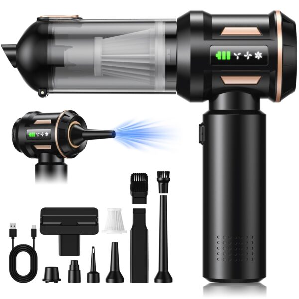 SLOKSFil HL138 Handstaubsauger 22000PA – Kabelloses 4-in-1 System für Auto & Haushalt