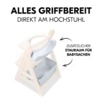 hauck Aufbewahrungsbox-Set 2er für Hochstuhl – Platzsparend & Mobil – Bild 2