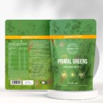 Primal Harvest Super Greens Pulver mit 27 Pflanzenstoffen – Spirulina & Weizengras, 30 Portionen – Bild 3