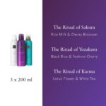 RITUALS Duschschaum Geschenkset – The Ritual of Sakura, Karma & Yozakura – Luxuriöses Pflegeset 3x200ml – Bild 3