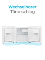 Heinrich's Mini Kühlschrank 45L mit Kühlfach – Getränkekühler für Büro & Zuhause – Bild 6