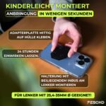 FESCHD Fahrrad-Handyhalterung mit Doppelsicherung – Universal für alle Smartphones – Bild 4