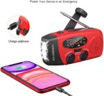 SOLARBABY Notfall-Kurbelradio mit Solarpanel & LED – 3 Lademethoden für Notfälle – Bild 7