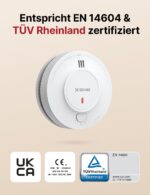 X-Sense Smart WLAN-Rauchmelder 6er Set mit 10-Jahres-Batterie & SBS50 – TÜV zertifiziert – Bild 2