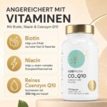 Cosphera Coenzym Q10 250 mg – 120 vegane Kapseln für Energie & Hautgesundheit – Bild 3