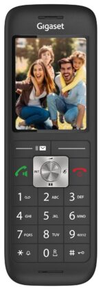 Gigaset CL660HX DECT-Mobilteil mit Ladeschale – Schnurloses Telefon für FRITZ!Box & Router