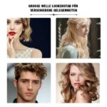 Reyke Welleisen 22mm mit 3 Fässern – Keramik Lockenstab für Beach Waves – Bild 6