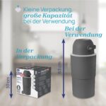Chicco Windeleimer XL – Geruchskontrolle mit Teleskopmechanismus für einfache Windelentsorgung – Bild 3