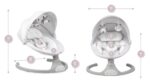 MoMi KENANI Babywippe bis 9 kg – Bluetooth & Fernbedienung für Eltern – Bild 3