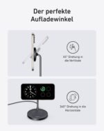 Anker MagGo 15W 2-in-1 Wireless Ladegerät – MagSafe Induktive Ladestation für iPhone & AirPods – Bild 4