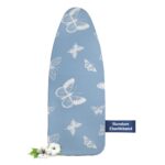 Frilodge Bügelbrettbezug mit dicker Polsterung – 120x40 bis 125x45 cm für Dampfbügelstationen