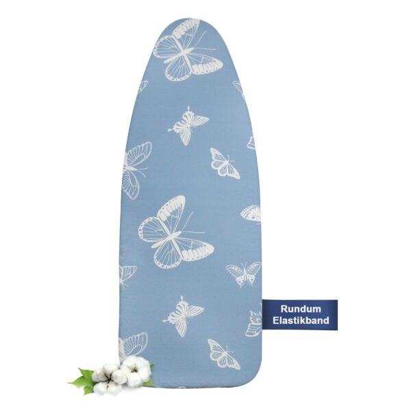 Frilodge Bügelbrettbezug mit dicker Polsterung – 120x40 bis 125x45 cm für Dampfbügelstationen