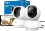 Tapo C200P2 WLAN Überwachungskamera 2er Set – 1080P mit 360° Schwenk für Innenräume