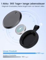 Kzom Air Tracker 4er Pack – Bluetooth Schlüsselfinder mit Apple Find My für iOS – Bild 7