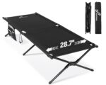 Sportneer Feldbett 199x73cm Klappbar – Stabiles Campingbett mit Edelstahlrahmen