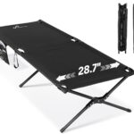 Sportneer Feldbett 199x73cm Klappbar – Stabiles Campingbett mit Edelstahlrahmen